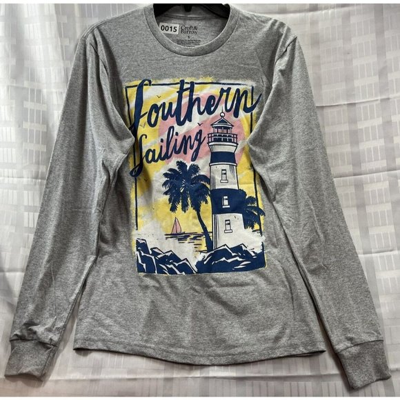 croft & barrow Other - croft and barrow Mens long sleeve Shirt size s Color Gray Southern Sailing